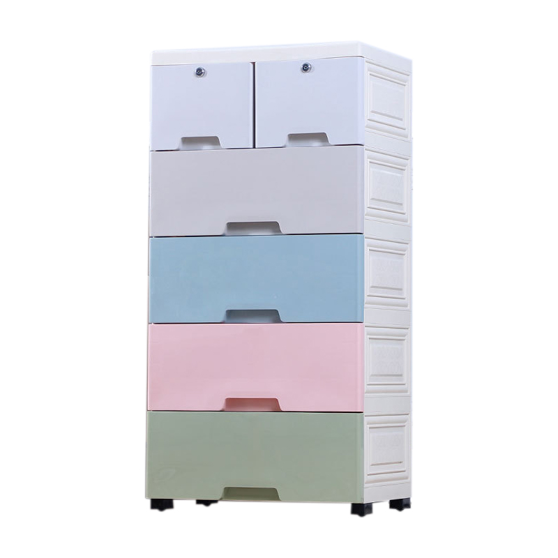 Thickened Pull Type Baby Cupboard Storage Cabinet Plastic Baby Drawer Cabinet 